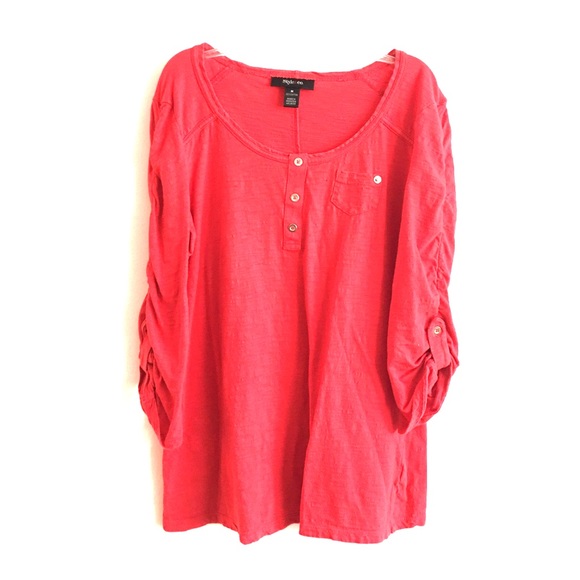Red women's Blouse Size Medium