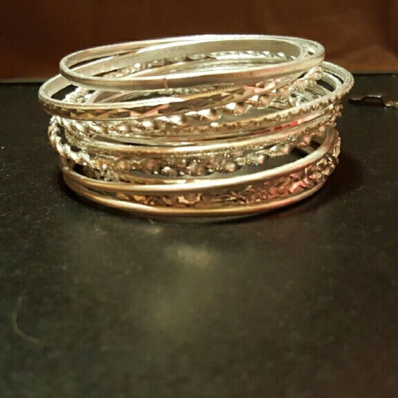 Silver bracelets