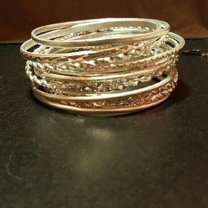 Silver bracelets
