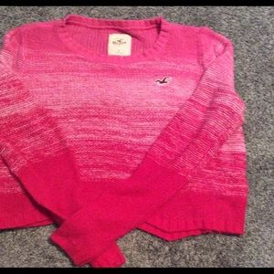 Pink ombré sweater