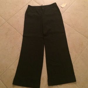 Michael Kors wide leg black linen pants