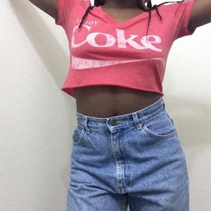 Vintage coka cola (Coke) crop top