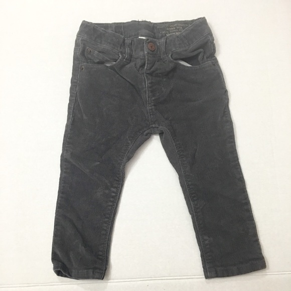 Zara gray boys corduroy pants