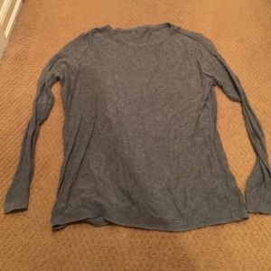 gray long sleeve