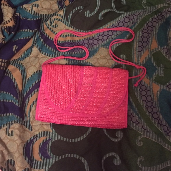Pink Clutch Purse