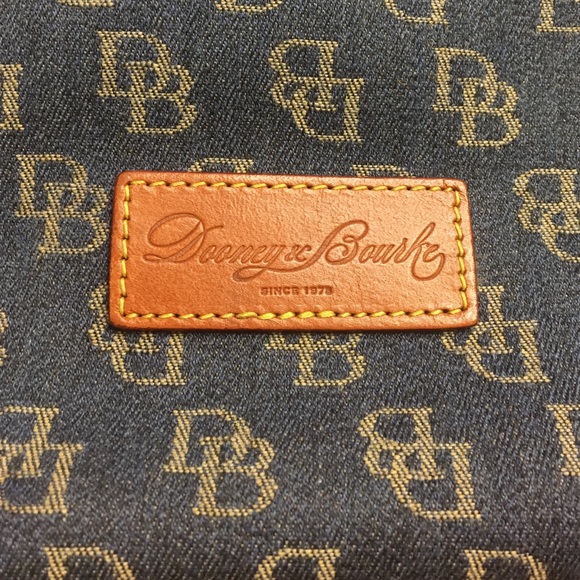 Dooney & Burke Denim Signature Purse w/ strap