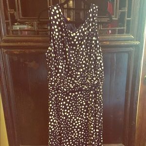 👗 Jessica Howard Navy & White Dress - 22W
