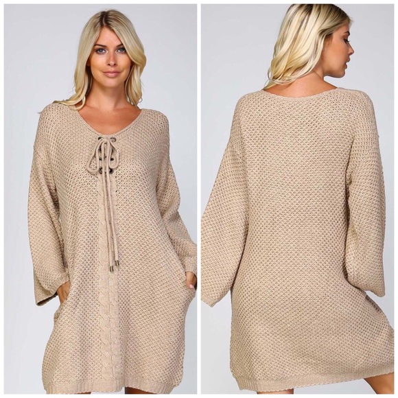 New Arrival Fabulous Knit Sweater Dress - Picture 2 of 4