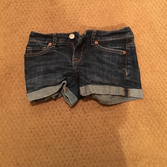 blue jean shorts