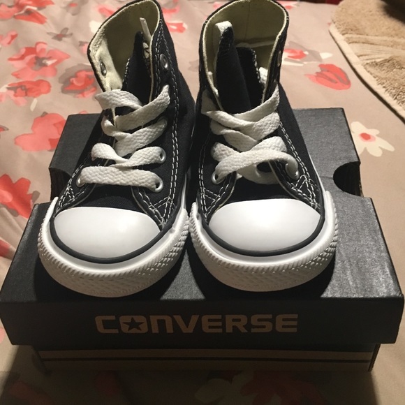 Black infant converse