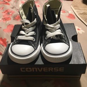 Black infant converse
