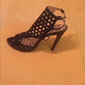 "Adriana" Shiny Gladiator-Like Heels Size 8