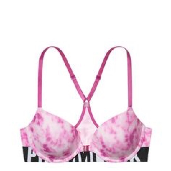 PINK Tie Dye Racerback Bra