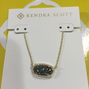 Multi-Color Drusy Elisa Necklace - Kendra Scott