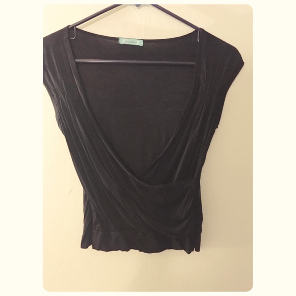 Tops - Black open shirt