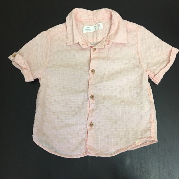 Zara boys button up shirt