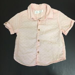 Zara boys button up shirt