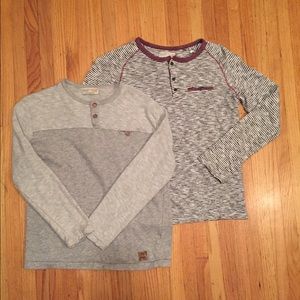 2 Zara boys long sleeves shirts "lot"