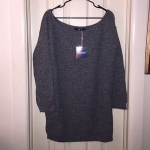 Missguided off the shoulder sweater dress