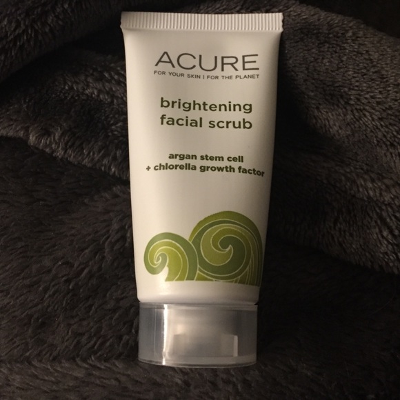 Acure facial scrub sample