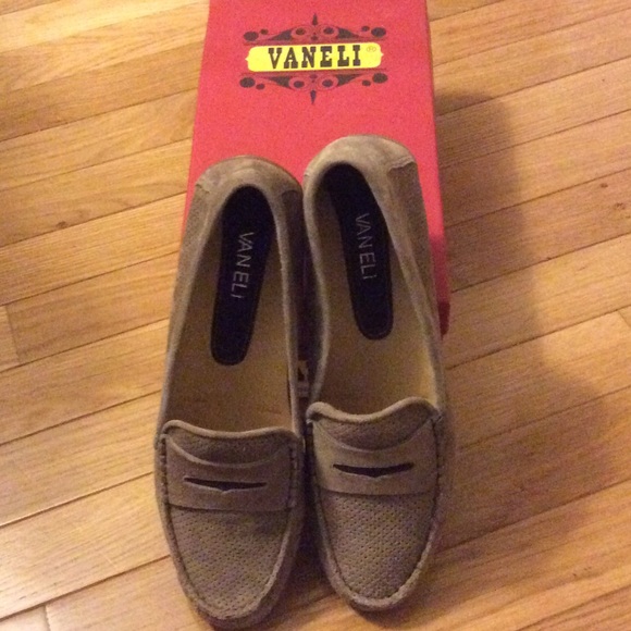 VANELI Suede Moccasin Style Shoe NEW 7.5M