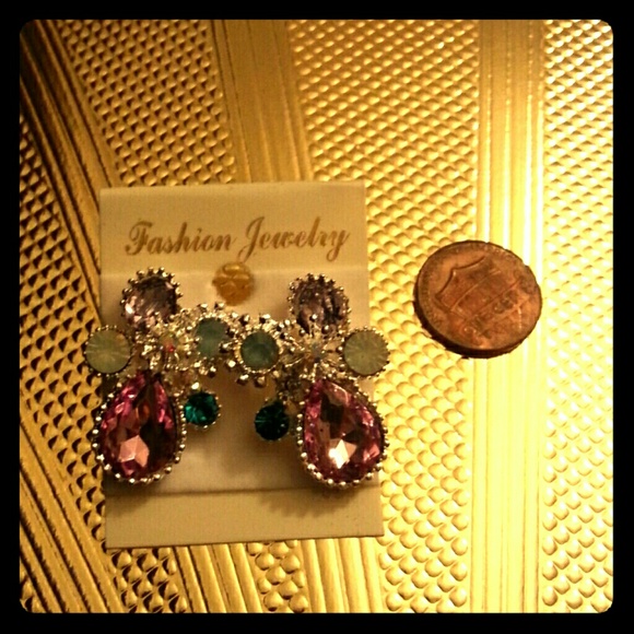 Really cute multicolored earrings for pierced ears