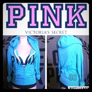 NWT Victoria's Secret PINK full zip hoodie