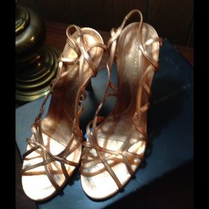 BCBG Rose Gold Sandals