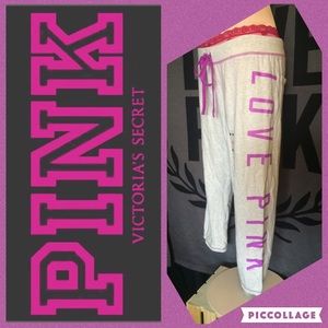 NWT Victoria's Secret PINK lightweight Capris