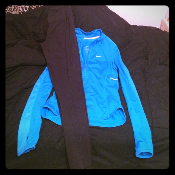 Bundle quarter zip and full length VS sport pants