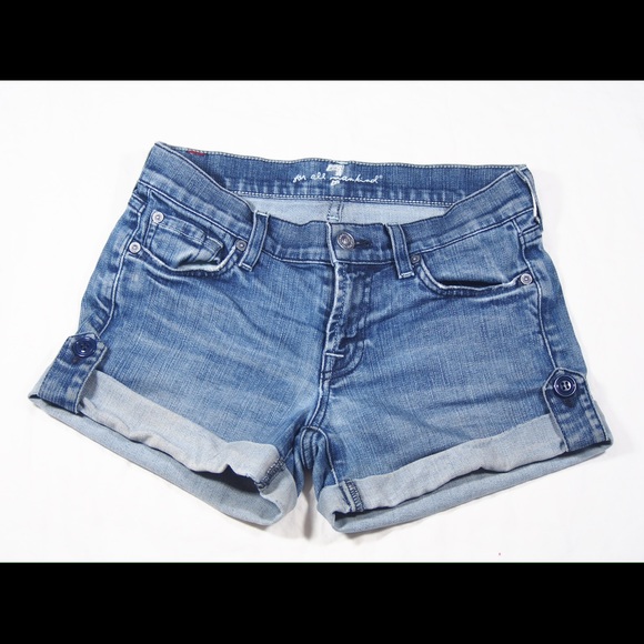 7 for All Mankind Cuffed Shorts