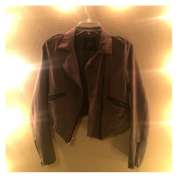 Grey Suede Jacket
