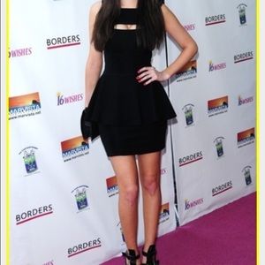 French connection peplum dress