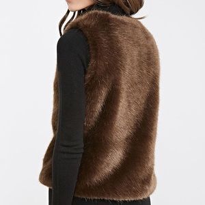 Faux fur coat