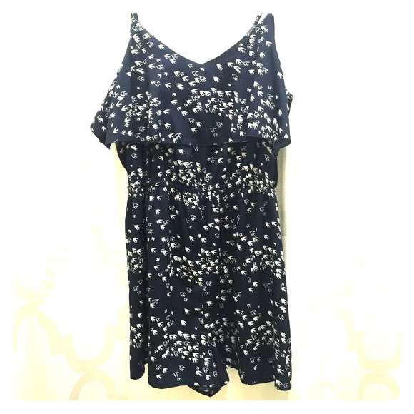 Bar III blue w/birds romper nwt!! - Picture 1 of 2