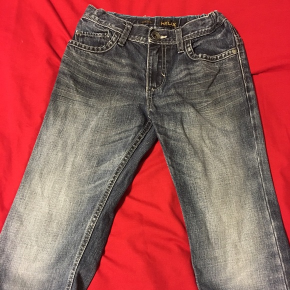 Helix boy's slim boot cut jeans, size 10