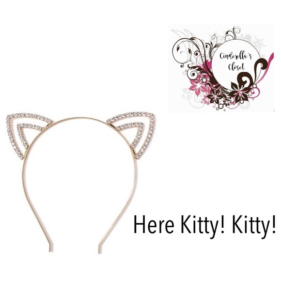 Rhinestone Cat Ears