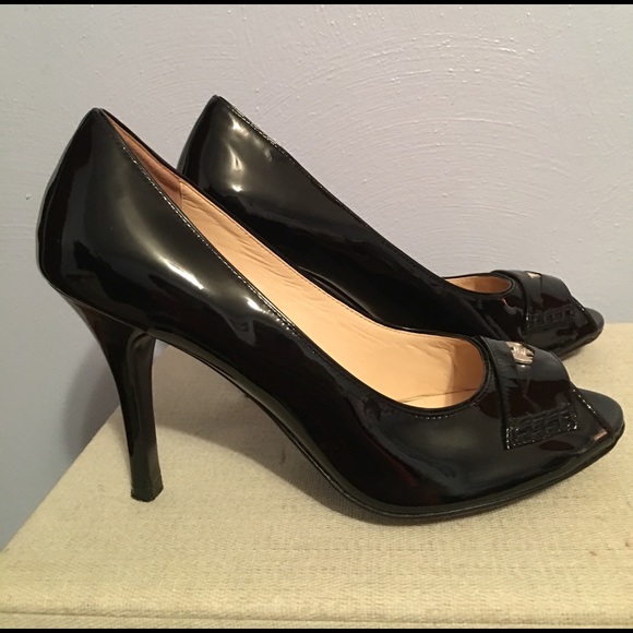 Cole Haan Nike Air Open-Toe Pumps, Size 9B