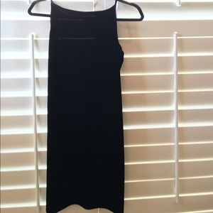 Black Suede Dress