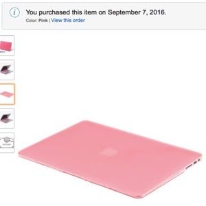 MacBook Air 13" Light Pink Plastic Case !LAST DAY!