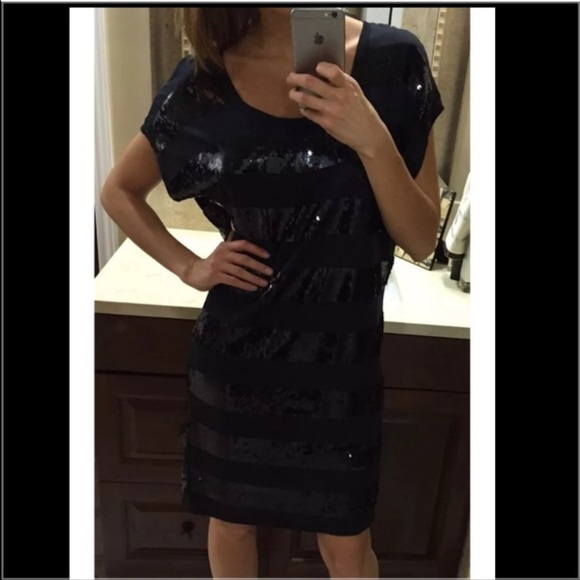 Oversized MK Sequin Dress