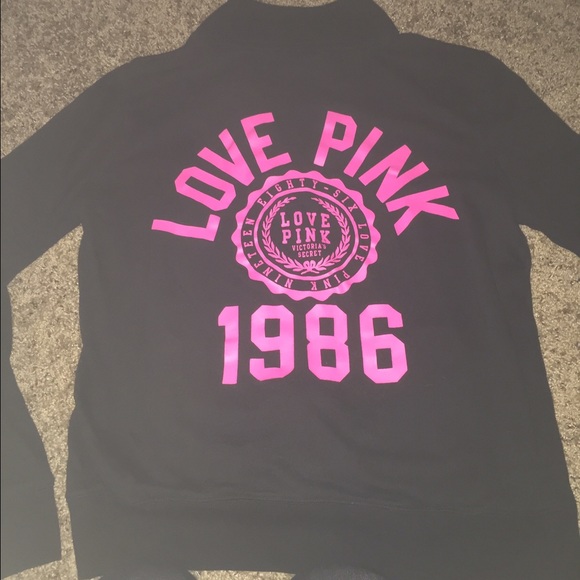 Pink half zip