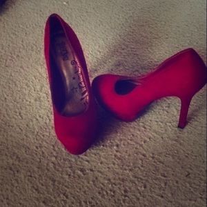 Red high heels
