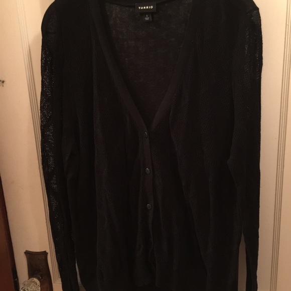 Torrid mesh cardigan