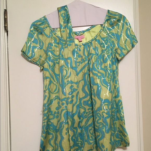 Lilly Pulitzer silk top