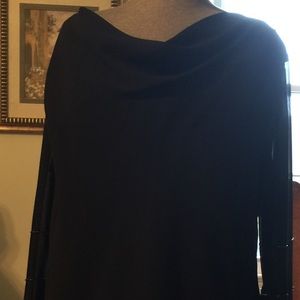 Adrianna Papel Black Dressy Top