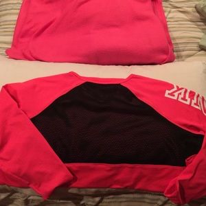 Long Sleeve PINK workout shirt