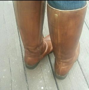 Ugg broome chocolate leather tall boots