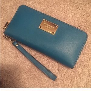 MK Blue Wallet