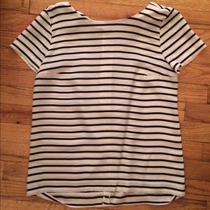Striped Silk JCrew blouse